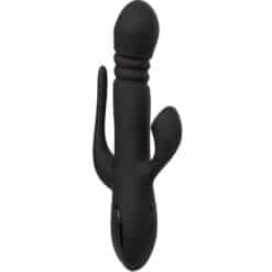 CALEXOTICS - VIBRADOR TRIPLE EUPHORIA NEGRO - piKanteo | Despierta tu lado más piKante