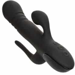 CALEXOTICS - VIBRADOR TRIPLE EUPHORIA NEGRO - piKanteo | Despierta tu lado más piKante