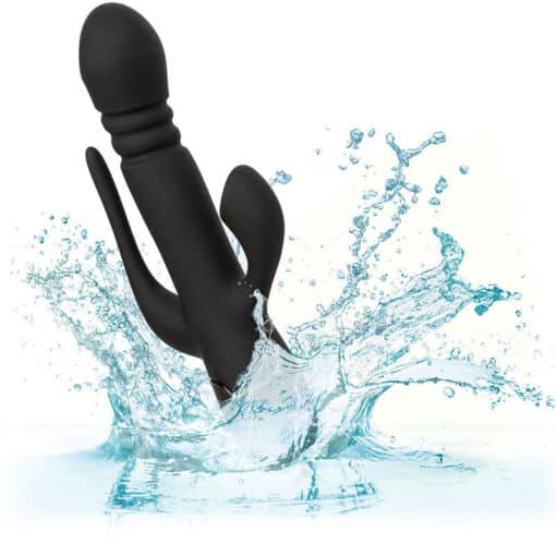 CALEXOTICS - VIBRADOR TRIPLE EUPHORIA NEGRO - Imagen 8