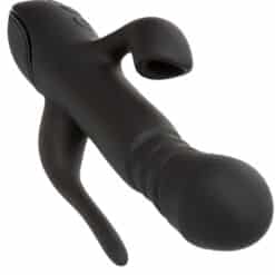 CALEXOTICS - VIBRADOR TRIPLE EUPHORIA NEGRO - piKanteo | Despierta tu lado más piKante