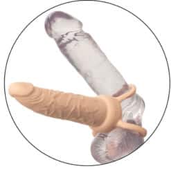 CALEXOTICS - PERFORMANCE MAXX DOBLE PENETRADOR RECARGABLE PIEL CLARO - piKanteo | Despierta tu lado más piKante