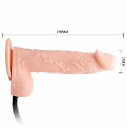 BAILE - INFLATABLE DILDO HINCHABLE REALÍSTICO CON VENTOSA 15 CM - piKanteo | Despierta tu lado más piKante