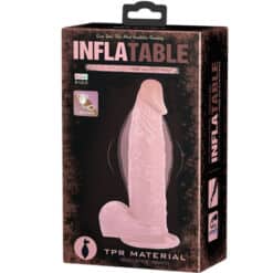 BAILE - INFLATABLE DILDO HINCHABLE REALÍSTICO CON VENTOSA 15 CM - piKanteo | Despierta tu lado más piKante