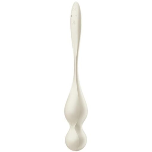 SATISFYER - LOVE BIRDS BOLAS KEGEL VIBRADORAS BLANCO - Imagen 3