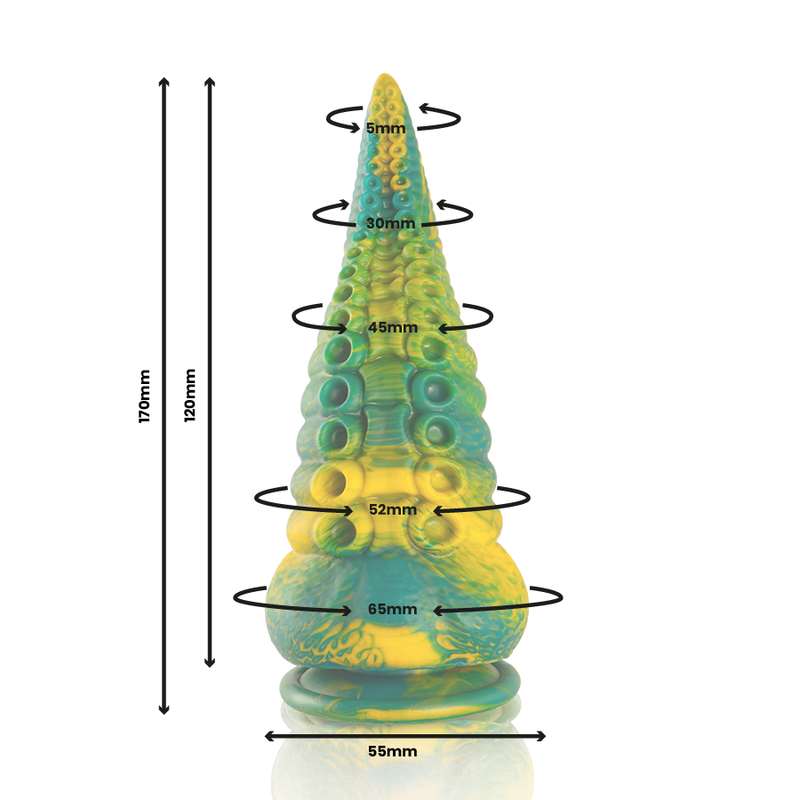 Alternative view of EPIC - CETUS DILDO TENTÁCULO VERDE TAMAÑO PEQUEÑO