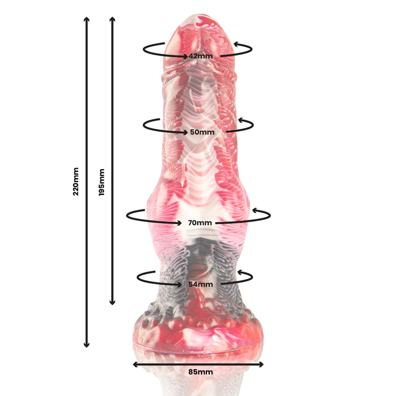 Alternative view of EPIC - HELIOS DILDO CON TESTÍCULOS CALOR Y ÉXTASIS