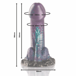 Alternative view of EPIC - BASILISK DILDO DOBLE PLACER ESCAMOSO TAMAÑO PEQUEÑO