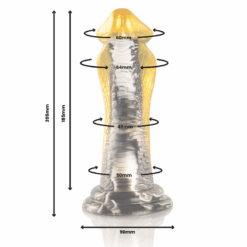 Alternative view of EPIC - DRAKON DILDO COBRA AMARILLA
