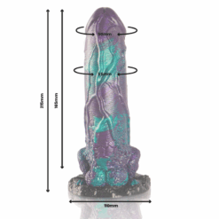 Alternative view of EPIC - BASILISK DILDO DOBLE PLACER ESCAMOSO TAMAÑO GRANDE