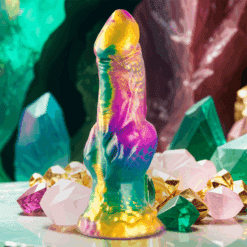 EPIC - IRIS DILDO CON TESTÍCULOS ARCOÍRIS DE PLACER - piKanteo | Despierta tu lado más piKante
