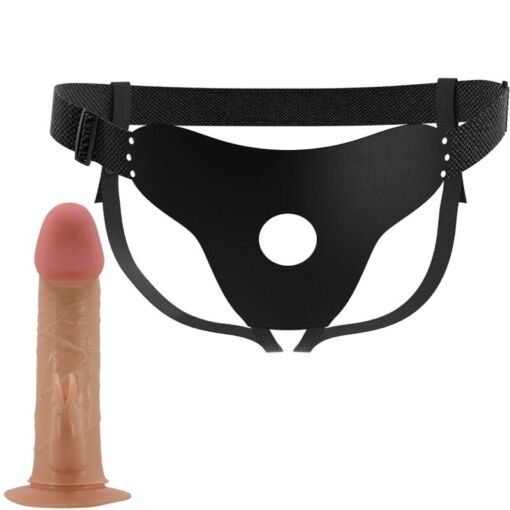 PRETTY LOVE - MAVIS HARNESS BRIEFS UNIVERSAL CON DILDO 19 CM NATURAL - Imagen 6