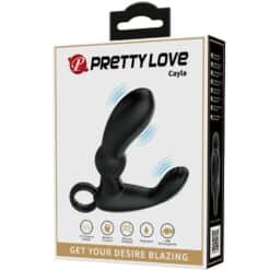 PRETTY LOVE - CAYLA MASAJEADOR VIBRADOR ANAL NEGRO - piKanteo | Despierta tu lado más piKante
