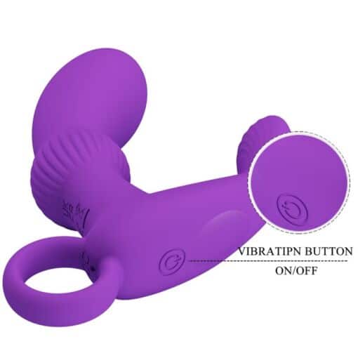 PRETTY LOVE - CAYLA MASAJEADOR VIBRADOR ANAL LILA - Imagen 6