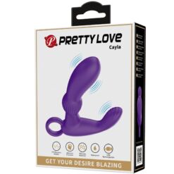 PRETTY LOVE - CAYLA MASAJEADOR VIBRADOR ANAL LILA - piKanteo | Despierta tu lado más piKante