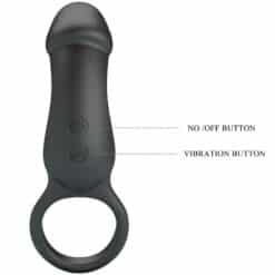 PRETTY LOVE - TRAE ANILLO & VIBRADOR NEGRO - piKanteo | Despierta tu lado más piKante