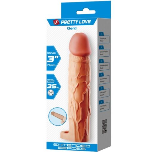 PRETTY LOVE - GERD FUNDA DE PENE EXTENSORA NATURAL - Imagen 6