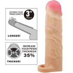 PRETTY LOVE - GERD FUNDA DE PENE EXTENSORA NATURAL - piKanteo | Despierta tu lado más piKante
