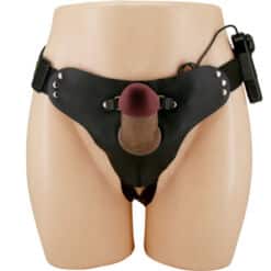 PRETTY LOVE - STARKS HARNESS BRIEFS VIBRACIÓN MULTI-VELOCIDAD DILDO 17,5 CM MULATO - piKanteo | Despierta tu lado más piKante