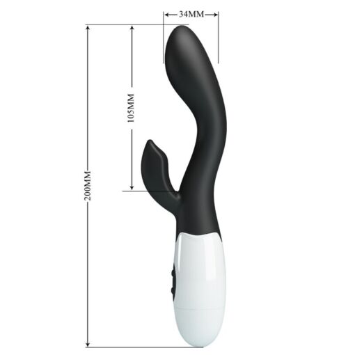 PRETTY LOVE - BRIGHTY VIBRADOR PUNTO G NEGRO - Imagen 7