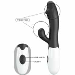 PRETTY LOVE - SNAPPY VIBRADOR PUNTO G NEGRO - piKanteo | Despierta tu lado más piKante