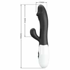 PRETTY LOVE - SNAPPY VIBRADOR PUNTO G NEGRO - piKanteo | Despierta tu lado más piKante