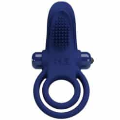 Alternative view of PRETTY LOVE - BRONSON DOBLE ANILLO CON VIBRACIÓN AZUL