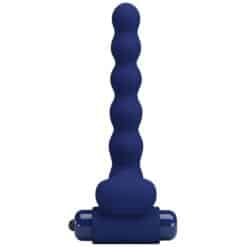 PRETTY LOVE - AJMAL ANILLO VIBRADOR CON PLUG AZUL - piKanteo | Despierta tu lado más piKante