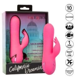 CALEXOTICS - SACRAMENTO SWEETIE VIBRADOR RABBIT ROSA BY CALIFORNIA DREAMING - piKanteo | Despierta tu lado más piKante
