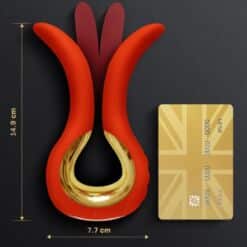 Alternative view of G-VIBE - GVIBE MAXI VIBRADOR CON DOS PUNTAS FLEXIBLES CORAL