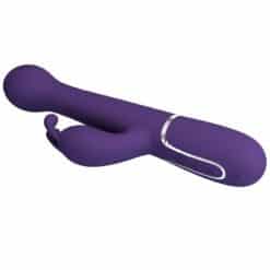 PRETTY LOVE - DEJON VIBRADOR RABBIT 3 EN 1 MULTIFUNCIÓN MORADO - piKanteo | Despierta tu lado más piKante