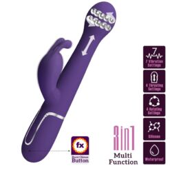 PRETTY LOVE - DEJON VIBRADOR RABBIT 3 EN 1 MULTIFUNCIÓN MORADO