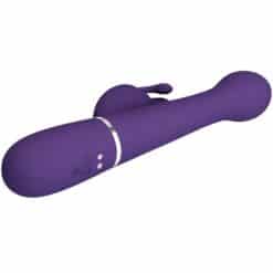 PRETTY LOVE - DEJON VIBRADOR RABBIT 3 EN 1 MULTIFUNCIÓN MORADO - piKanteo | Despierta tu lado más piKante