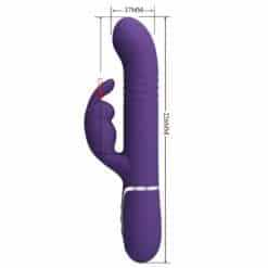 PRETTY LOVE - COALE VIBRADOR RABBIT 4 EN 1 MORADO - piKanteo | Despierta tu lado más piKante