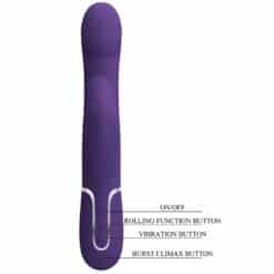 PRETTY LOVE - ZALIN VIBRADOR RABBIT PERLAS 4 EN 1 MORADO - piKanteo | Despierta tu lado más piKante
