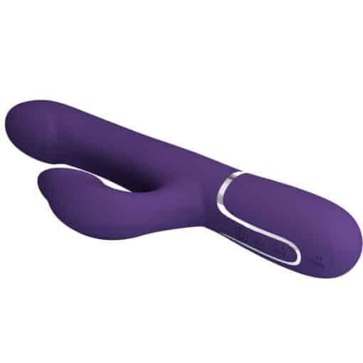 PRETTY LOVE - ZALIN VIBRADOR RABBIT PERLAS 4 EN 1 MORADO - Imagen 7
