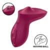 SATISFYER - EXCITERRR VIBRADOR LAY-ON CLÍTORIS FUCSIA - piKanteo | Despierta tu lado más piKante