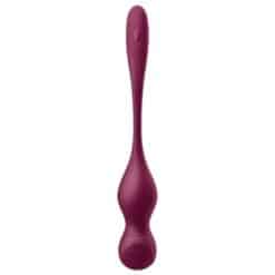 Alternative view of SATISFYER - LOVE BIRDS VARY BOLAS VIBRADORES APP GRATUITA ROJO VINO