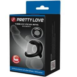 PRETTY LOVE - ELLIOTT ANILLO VIBRADOR NEGRO - piKanteo | Despierta tu lado más piKante