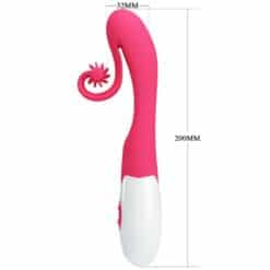 ROMANCE - VIBRADOR Y ESTIMULADOR 30 VELOCIDADES ROSA - piKanteo | Despierta tu lado más piKante