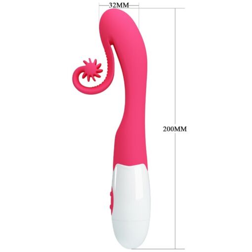ROMANCE - VIBRADOR Y ESTIMULADOR 30 VELOCIDADES ROSA - Imagen 6