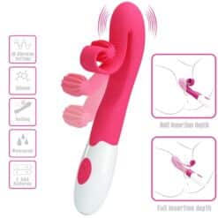 ROMANCE - VIBRADOR Y ESTIMULADOR 30 VELOCIDADES ROSA - piKanteo | Despierta tu lado más piKante