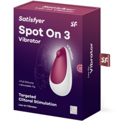 SATISFYER - SPOT ON 3 ESTIMULADOR DE CLÍTORIS ROJO - piKanteo | Despierta tu lado más piKante