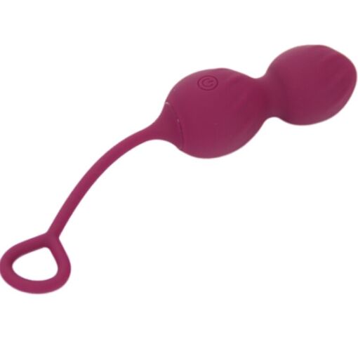 ARMONY - BLOSSOMS PESAS VAGINALES VIBRADOR CONTROL REMOTO 10 VIBRACIONES ROJO OSCURO - Imagen 4