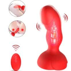 ARMONY - EXTREME A BLOOM ROSA VIBRADOR & PLUG ANAL CONTROL REMOTO ROJO - piKanteo | Despierta tu lado más piKante