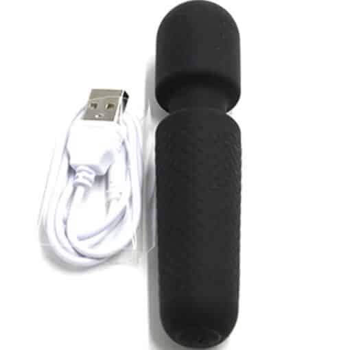 ARMONY - YOUR MAGIC MASAJEADOR & VIBRADOR RECARGABLE 10 VIBRACIONES SILICONA NEGRO - Imagen 4