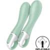 SATISFYER - AIR PUMP VIBRADOR 3 INFLABLE PUNTO G MENTA - piKanteo | Despierta tu lado más piKante
