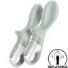 SATISFYER - AIR PUMP BOOTY 3 VIBRADOR ANAL INFLABLE VERDE GRIS - piKanteo | Despierta tu lado más piKante