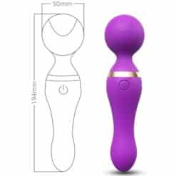 Alternative view of ARMONY - FREEZA MASAJEADOR & VIBRADOR CABEZA FLEXIBLE VIOLETA