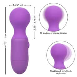 CALEXOTICS - FIRST TIME MASAJEADOR RECARGABLE 10 VIBRACIONES VIOLETA - piKanteo | Despierta tu lado más piKante