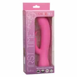 CALEXOTICS - FIRST TIME VIBRADOR RABBIT RECARGABLE ROSA - piKanteo | Despierta tu lado más piKante